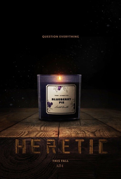 Locandina ufficiale del film Heretic del 2024