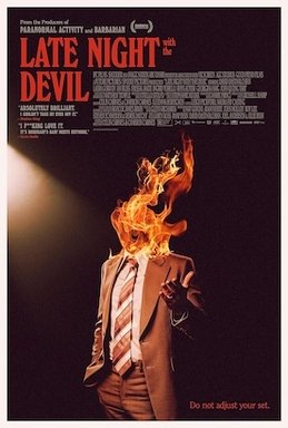 Locandina ufficiale di Late Night with the Devil