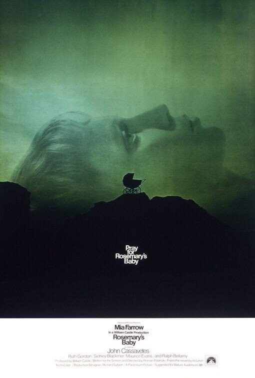 Locandina ufficiale di Rosemary's Baby 1968