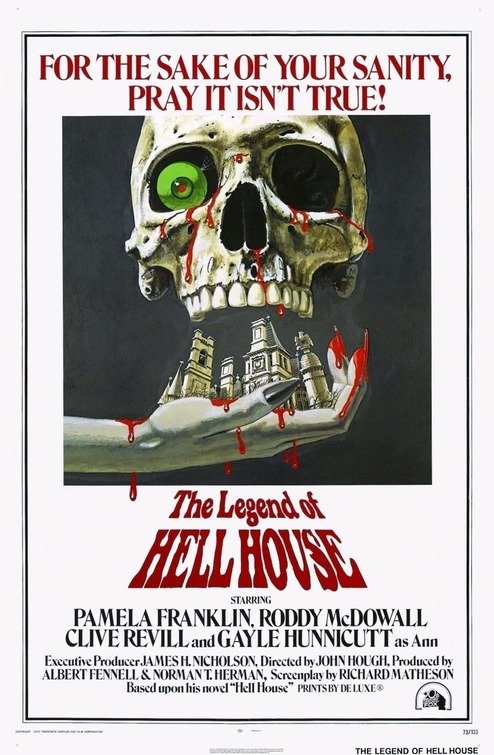 Locandina ufficiale di The Legend of Hell House del 1973
