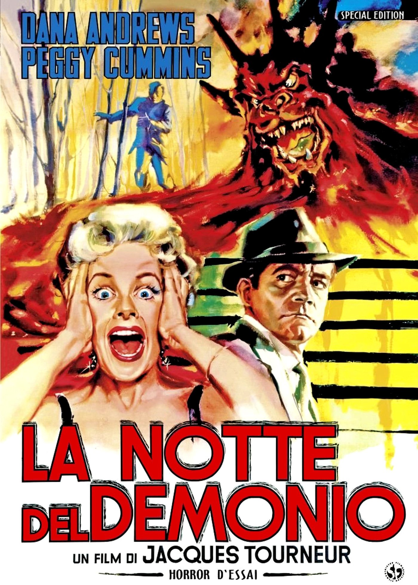 Locandina verticale di Night of the Demon del 1957